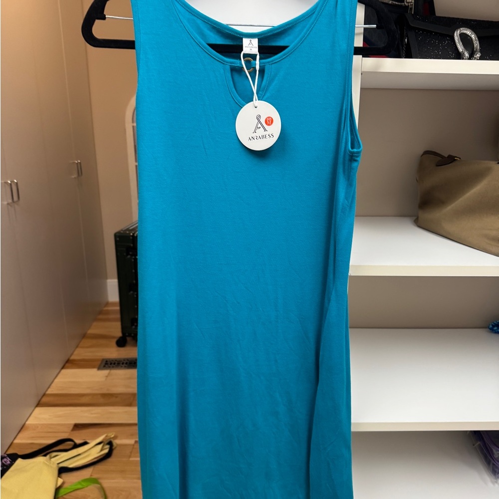 Teal Sleeveless Dress